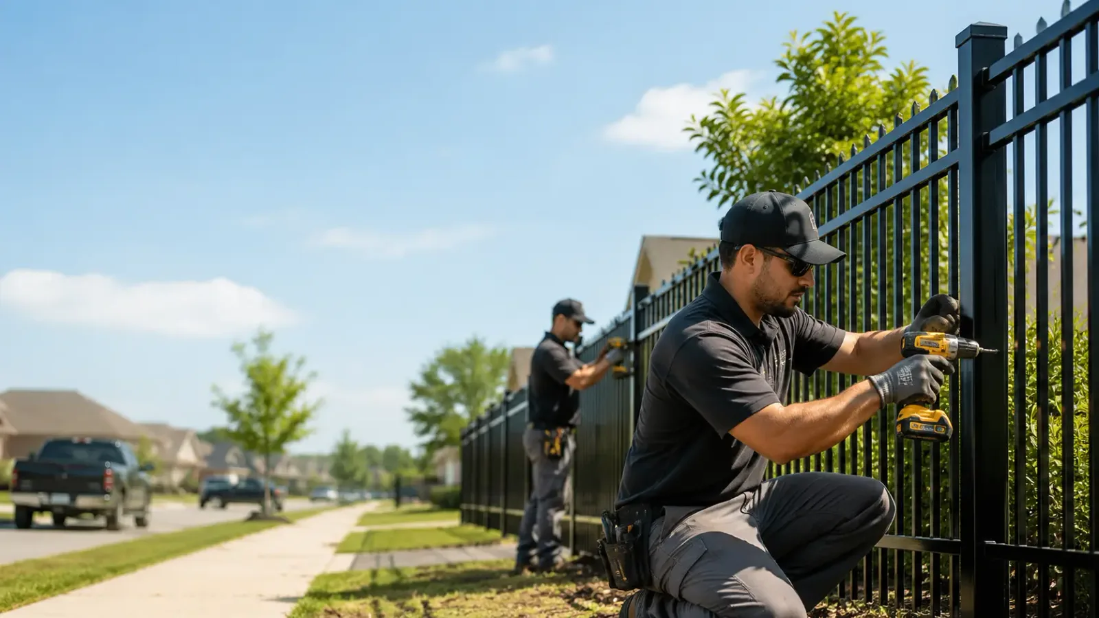Metal Fence Installation in West Wareham, MA